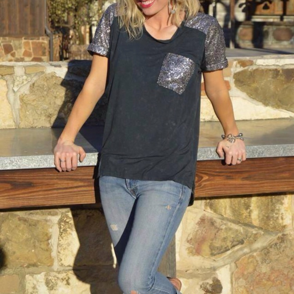 Sequin T-shirt