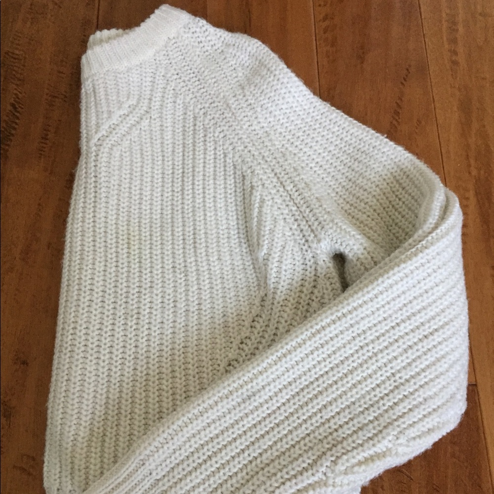 Aritzia - white knit sweater