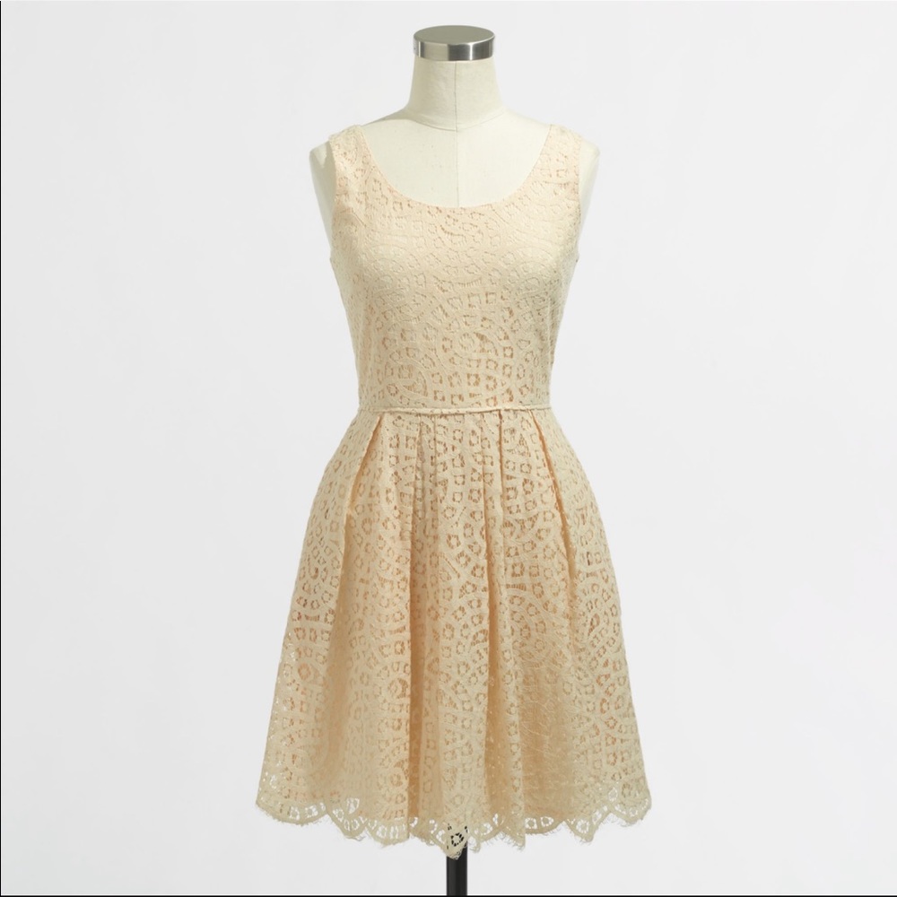 J.Crew Factory Swirling Lace Dress