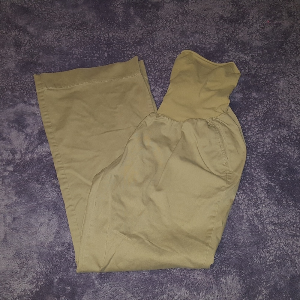 Maternity khakis XL