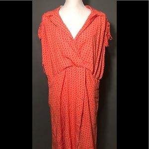 NWT Anthropologie Maeve Carlotta Ruched Shirtdress