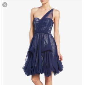 Bcbg maxazria blue cocktail dress