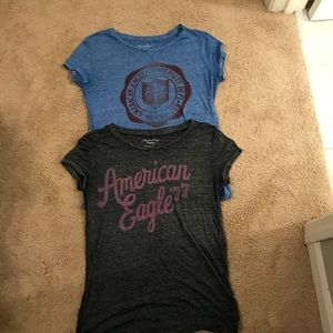 American Eagle burnout tees