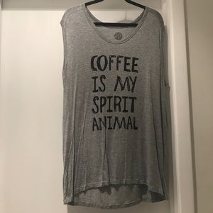 Shirtsleeve Tee ☕️🖤 Coffee is my spirit animal !