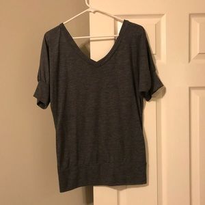 Off the shoulder v-neck