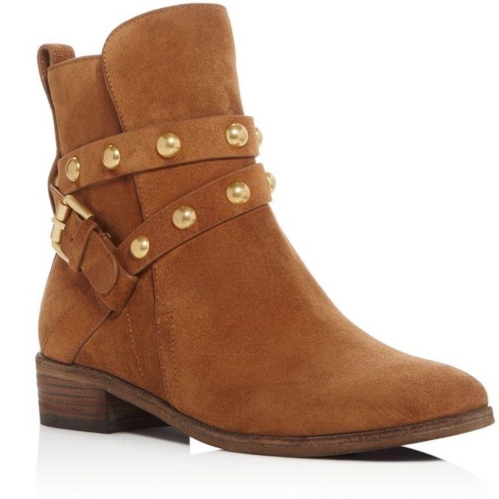 🎉🎉HP🎉🎉NWT See by Chloe gold studded booties - Picture 5 of 8