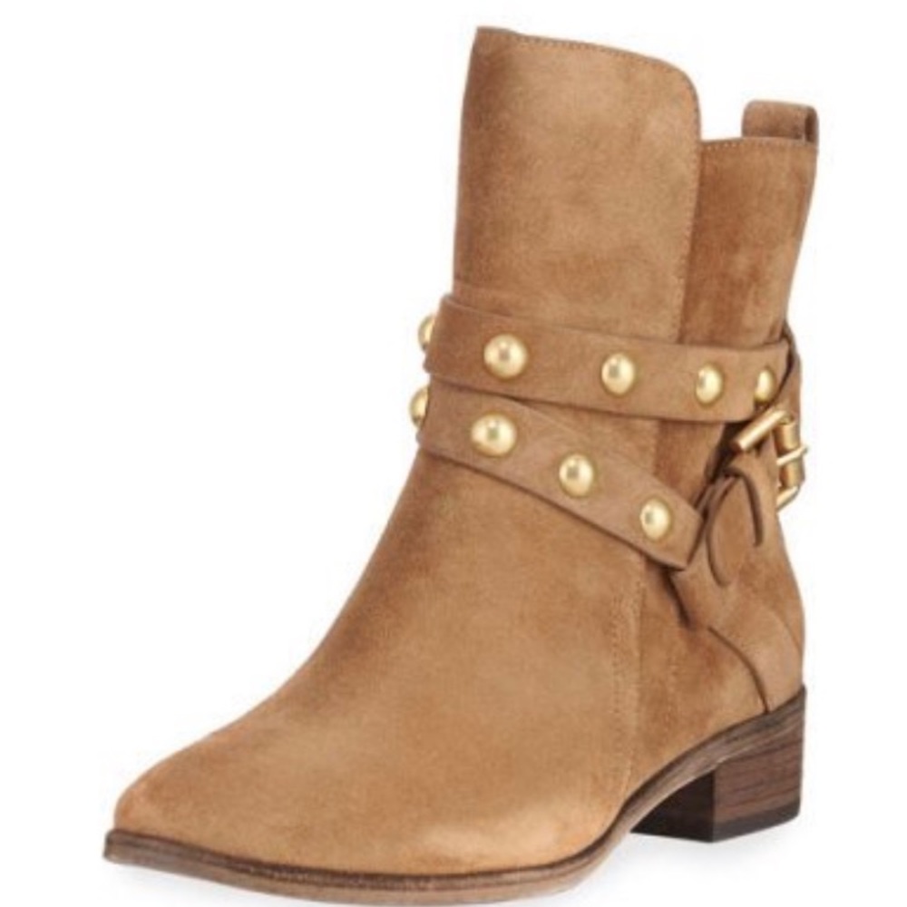 🎉🎉HP🎉🎉NWT See by Chloe gold studded booties - Picture 8 of 8