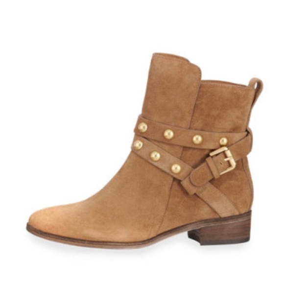 ๐๐HP๐๐NWT See by Chloe gold studded booties - Picture 6 of 8