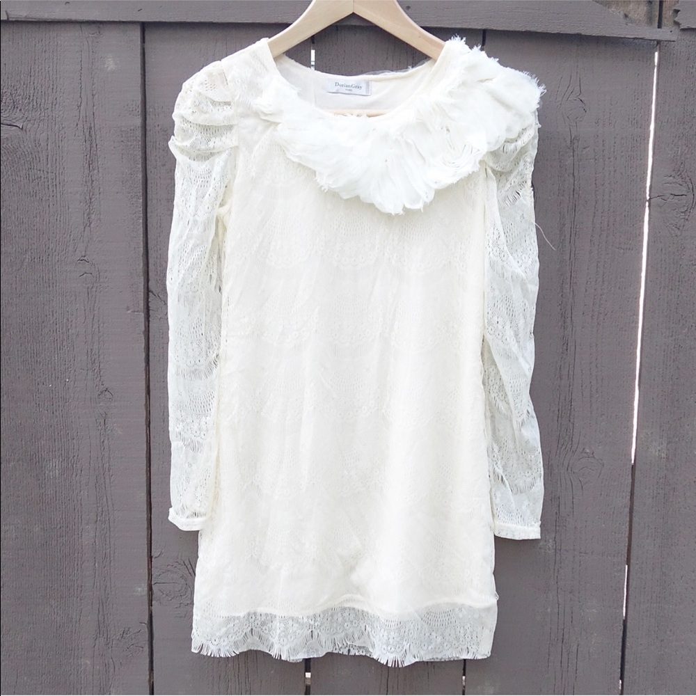 BRAND NEW White Lace Dress Cocktail