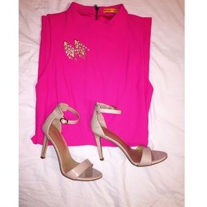 Alice & Olivia sleeveless halter dress