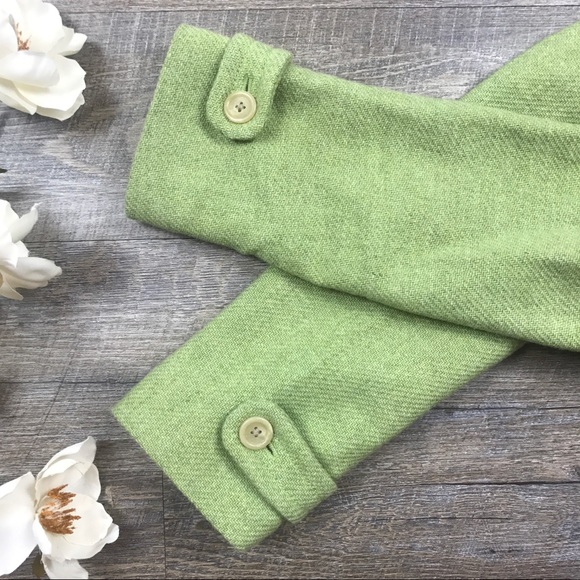 Green Banana Republic Wool Blend Pea Coat - Picture 5 of 7