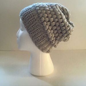 Handmade Puff Stitch Beanie