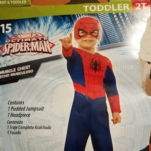 Spiderman toddler costume 2T