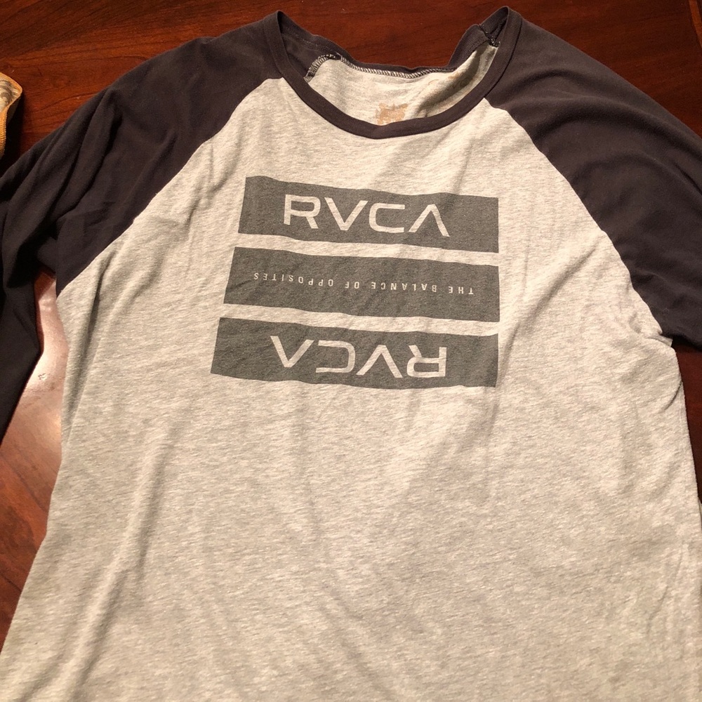 Rvca men baseball tee size xxl