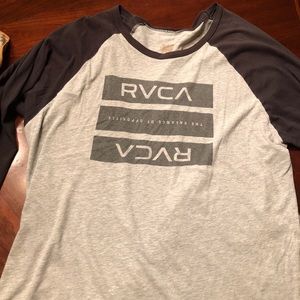Rvca men baseball tee size xxl