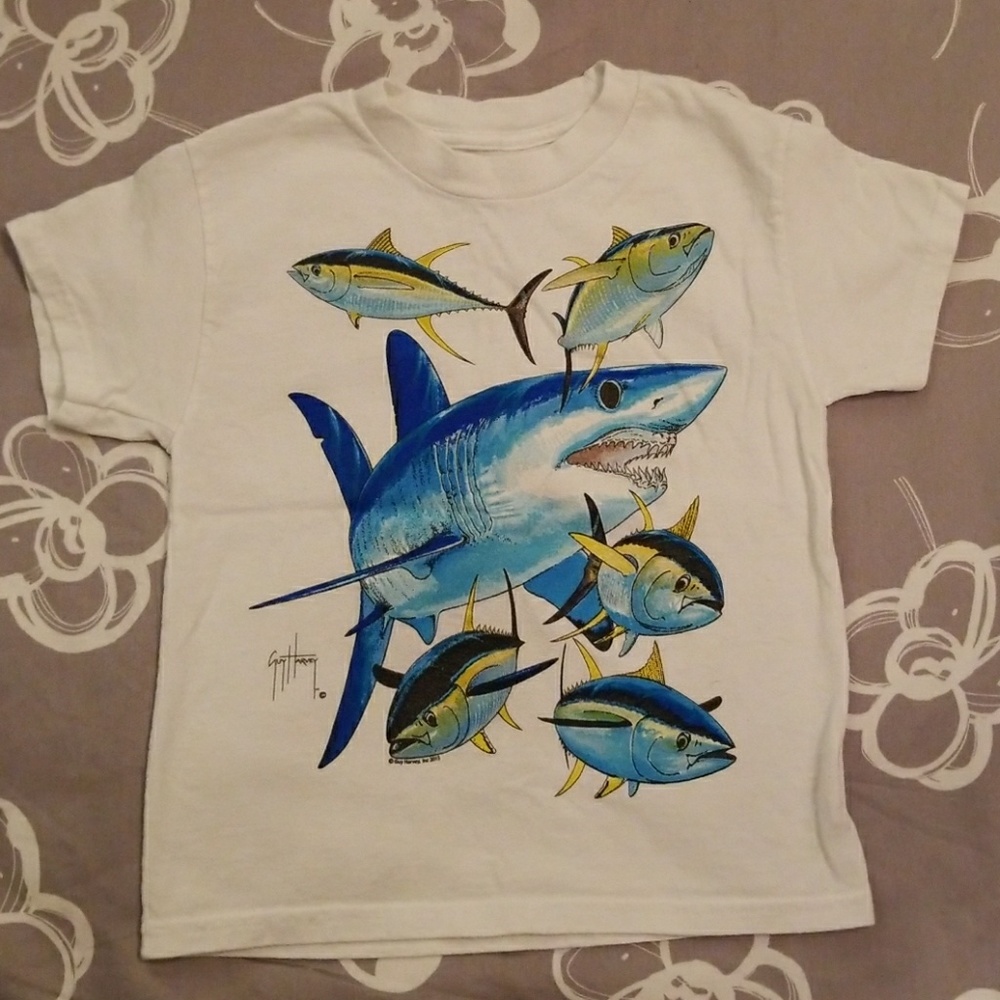 Guy Harvey Shark T Shirt 🦈🐟