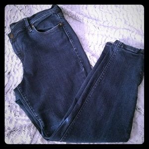 LOFT Dark rinse skinny jeans