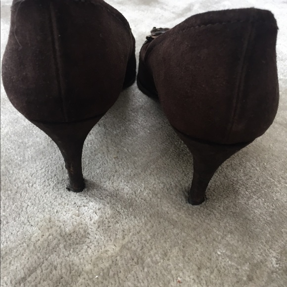Furla brown suede pumps - Picture 2 of 3
