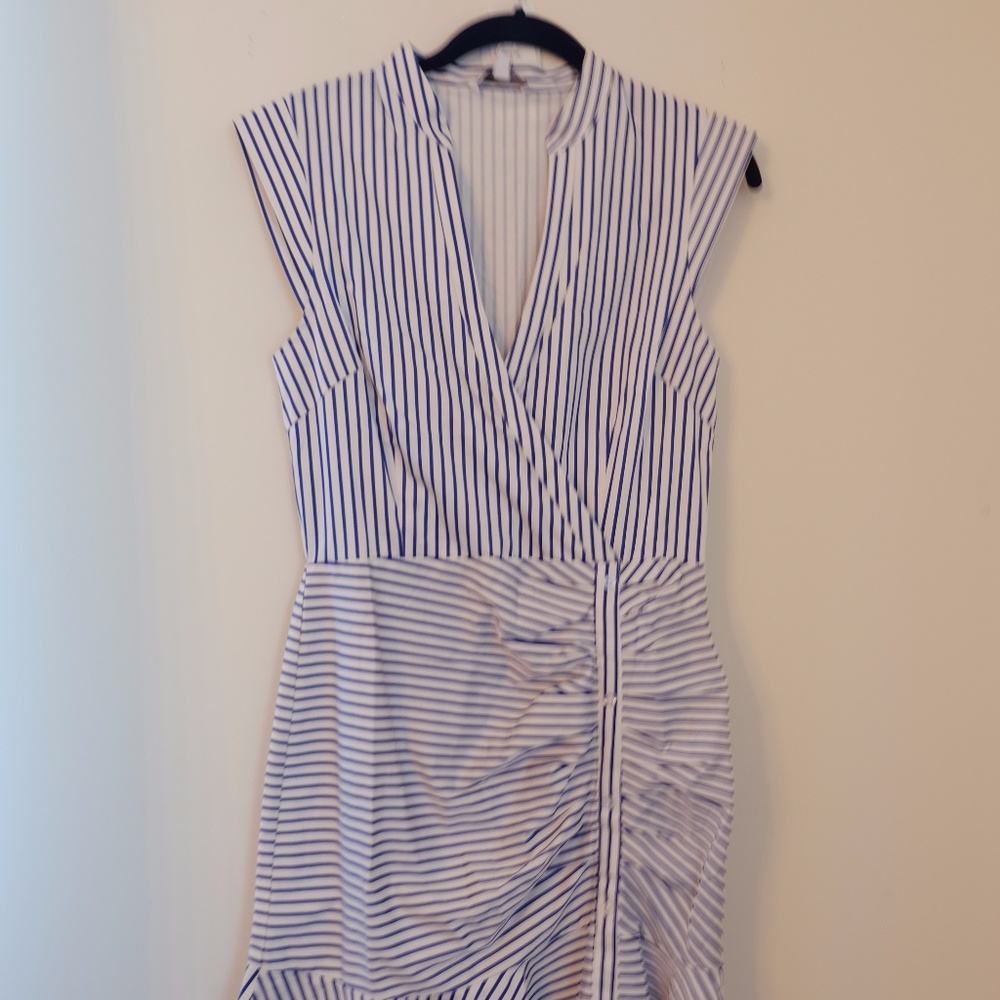 Lucy Paris Stiped Peplum Dress