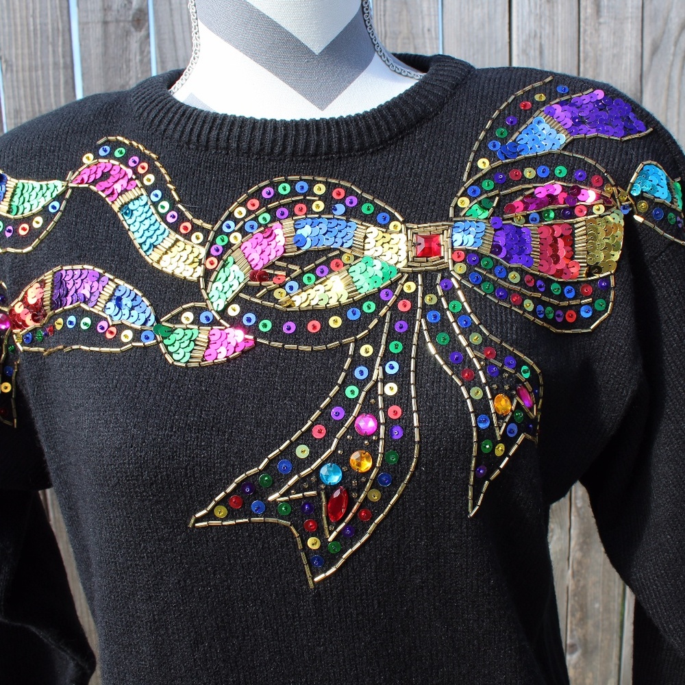 Vintage Plain Jane Ugly Christmas sweater dress