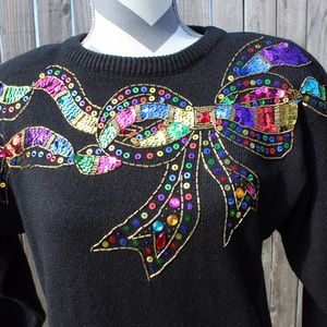 Vintage Plain Jane Ugly Christmas sweater dress