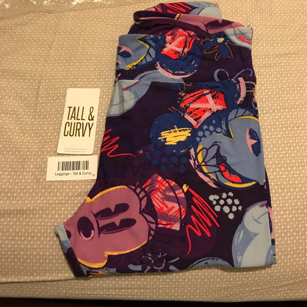 Lularoe Disney TC Leggings. Never worn!