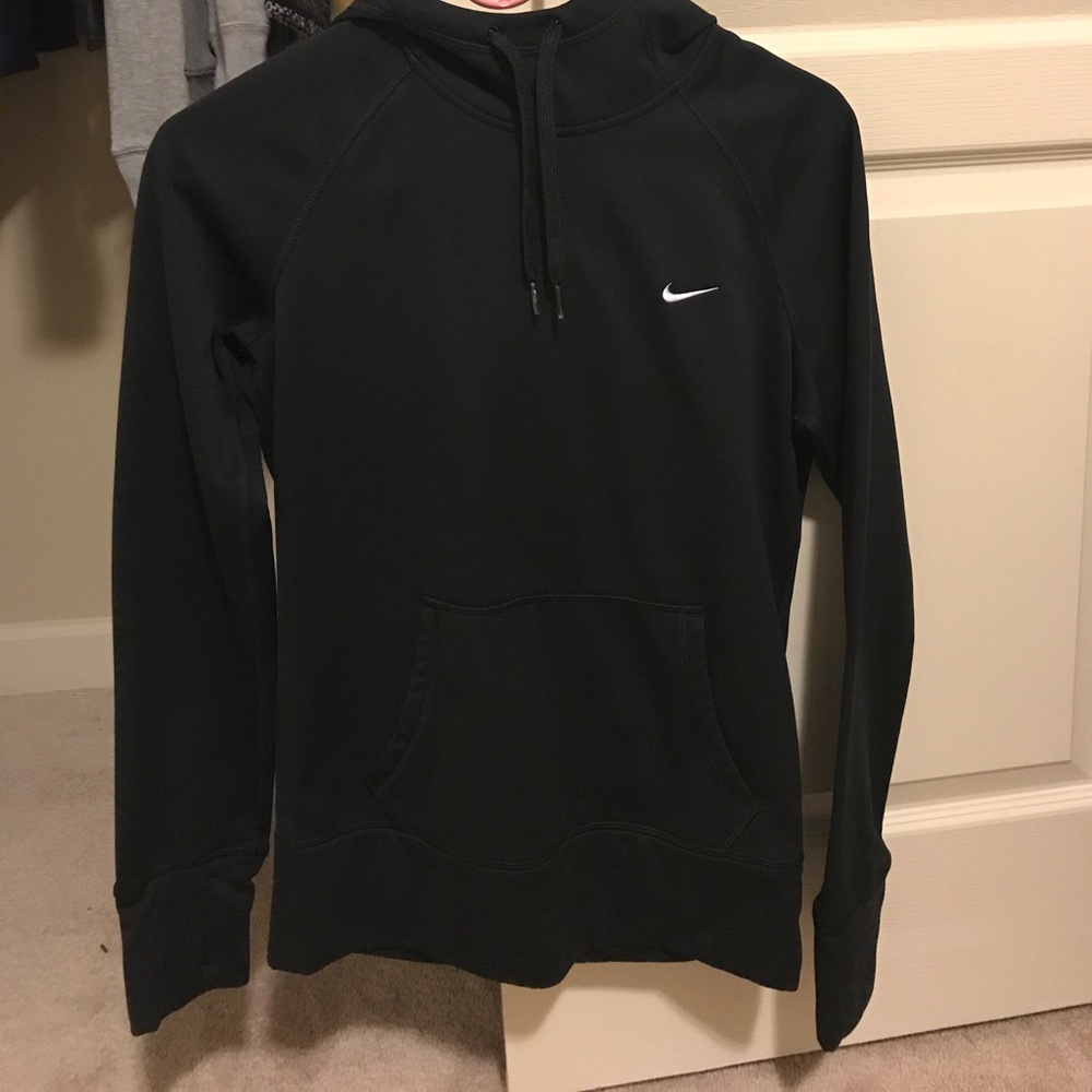 Small black nike hoodie