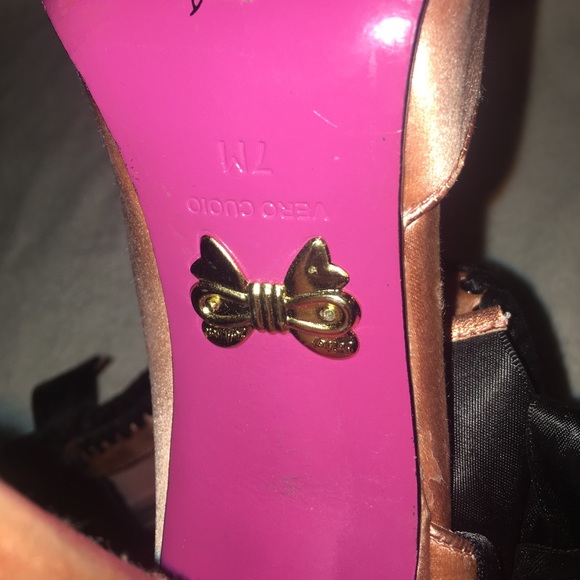 betsey johnson satin shoes