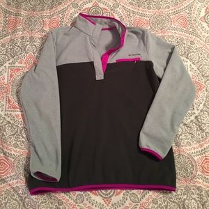 columbia fleece button up