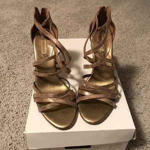 Gold sandals
