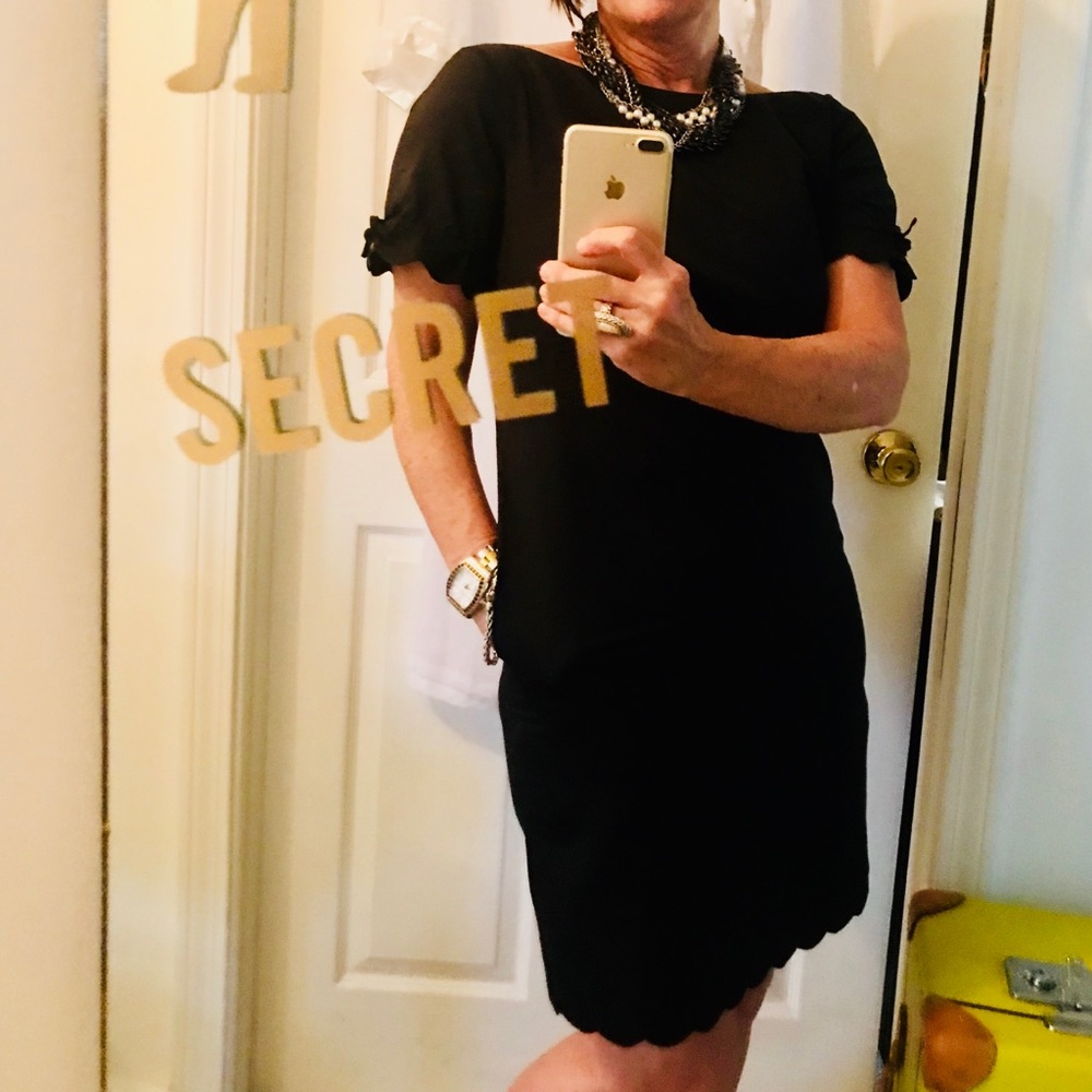 J. Crew Scallop Edge Dress NWT - Picture 4 of 7