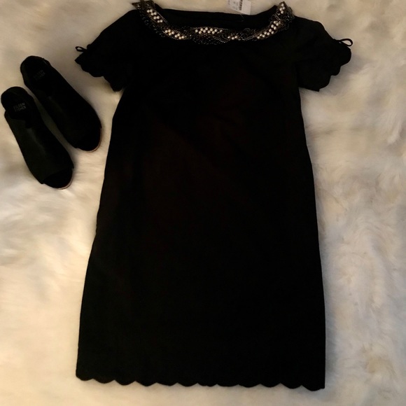 J. Crew Scallop Edge Dress NWT - Picture 5 of 7