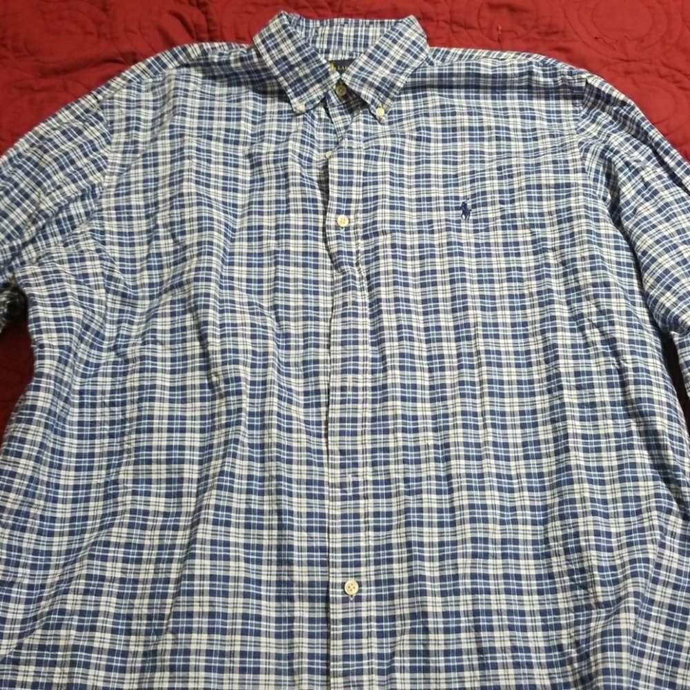 Mens polo button up