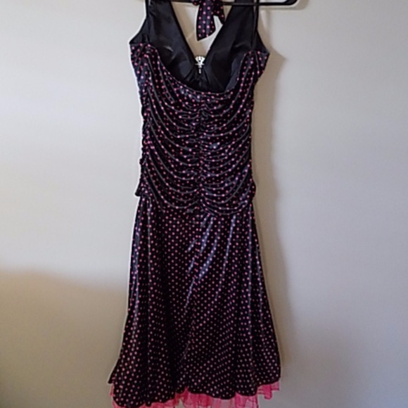 Polka Dot Halter Dress - Picture 2 of 3