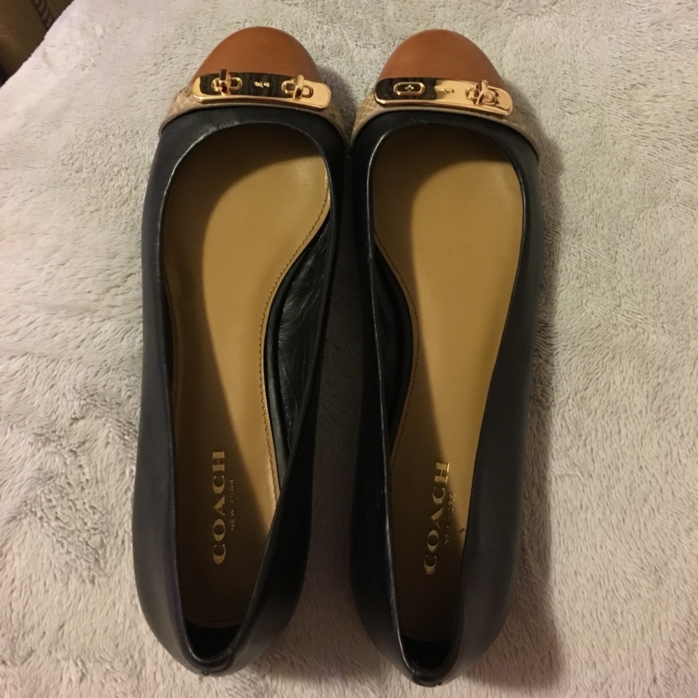 Barely worn coach flats