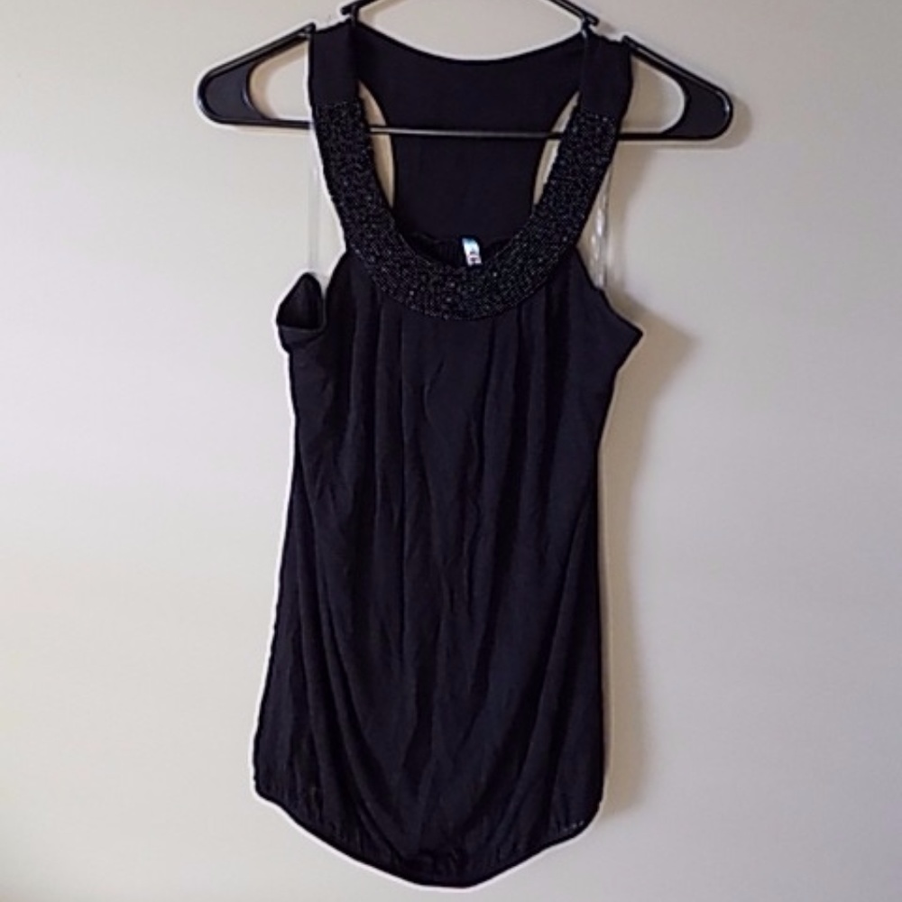 Black Casual Dress Top