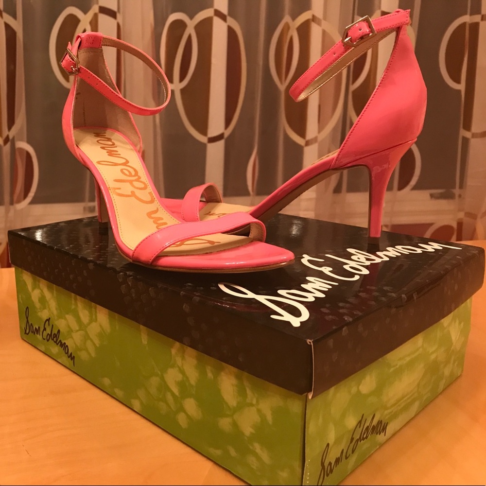 NWB Sam Edelman Patti Sleek Stiletto Sandals 8