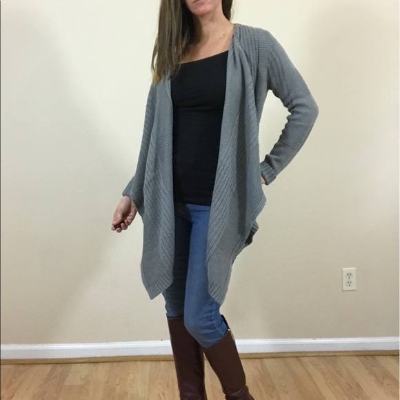 Grey Knit Cardigan - Picture 2 of 5