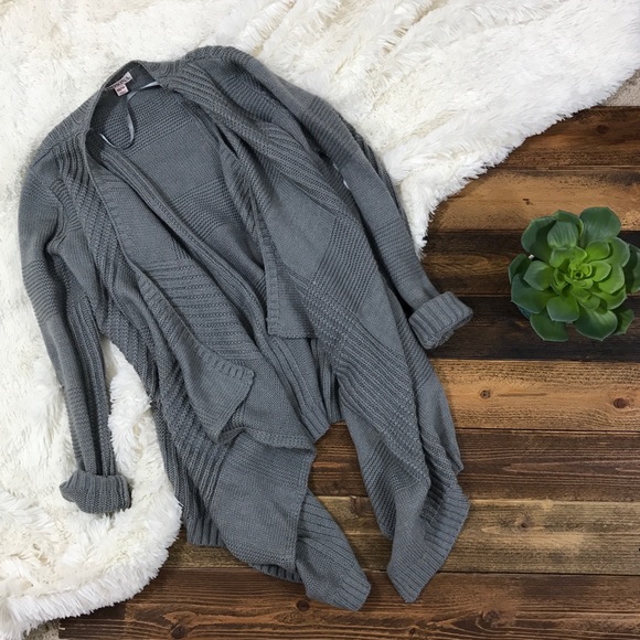 Grey Knit Cardigan - Picture 4 of 5