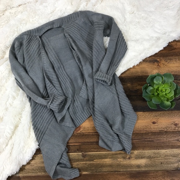 Grey Knit Cardigan - Picture 1 of 5