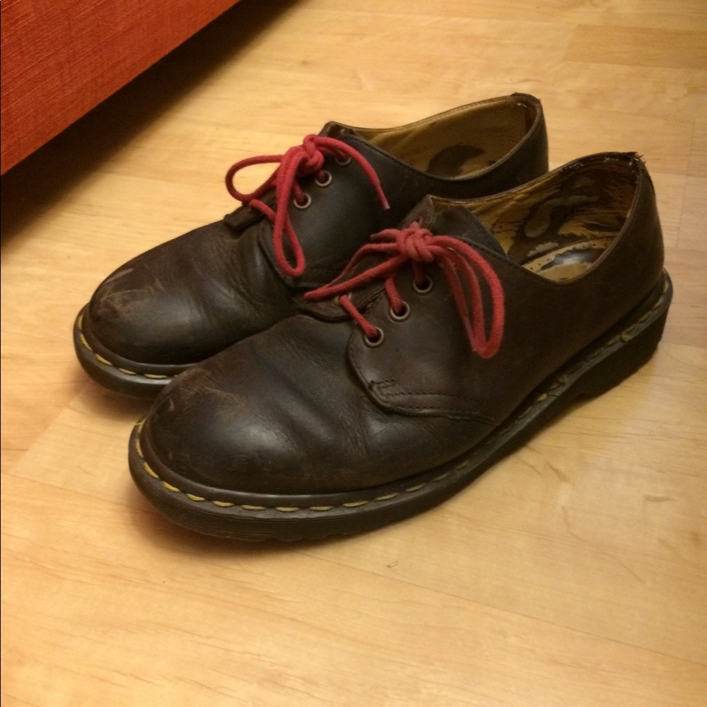 1990s Vintage Dr. Martens shoes made in England