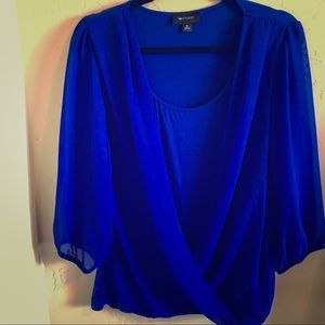 AB Studio Bishop Sleeve Blouse