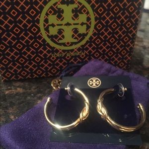 Tory Burch Hercules Hoop Earrings
