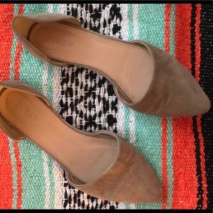 J. Crew suede flats