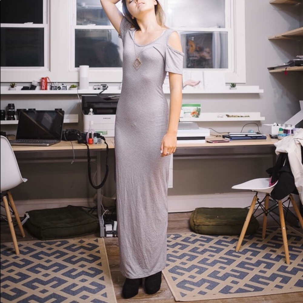 Forever 21 Striped Maxi Dress