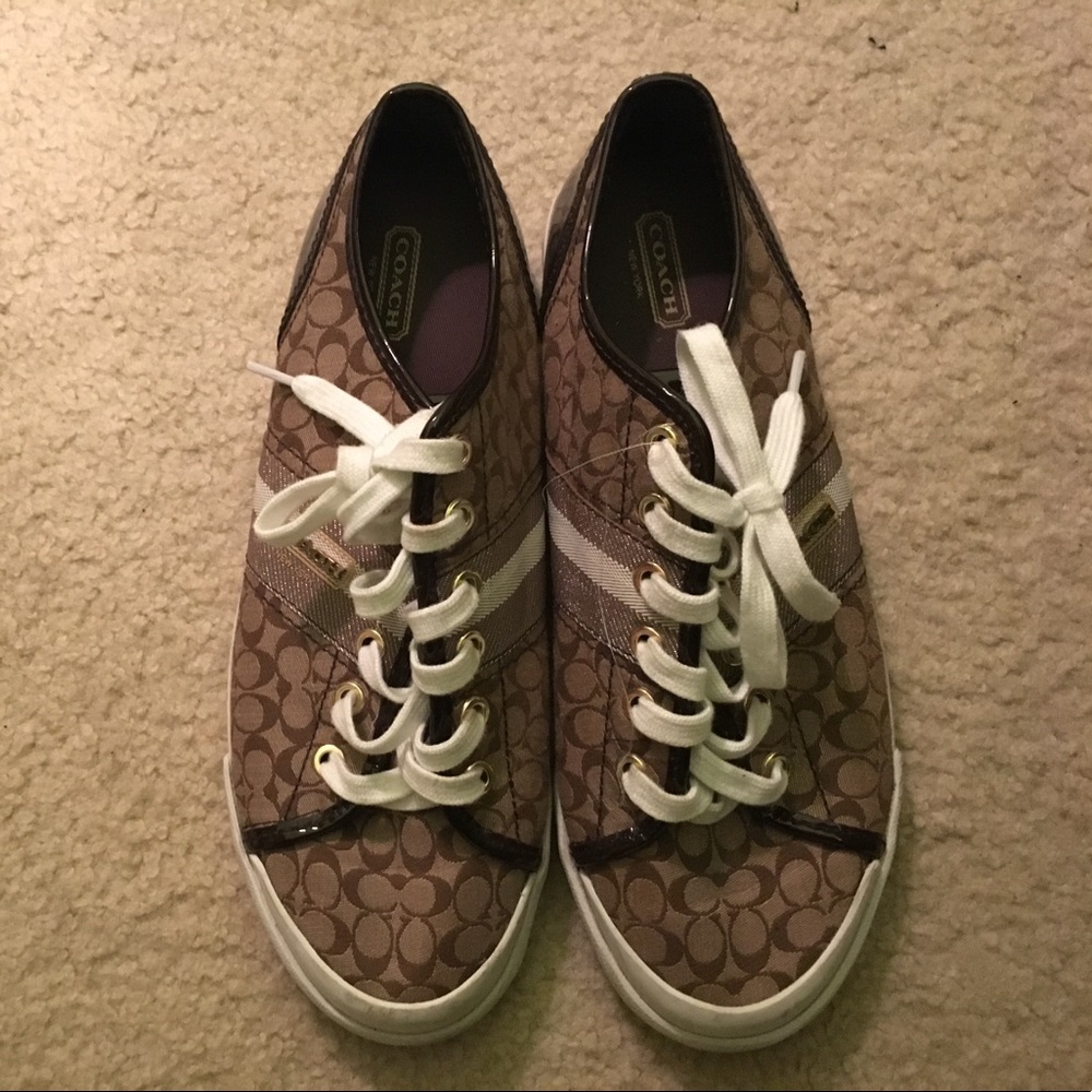 Coach logo shoes