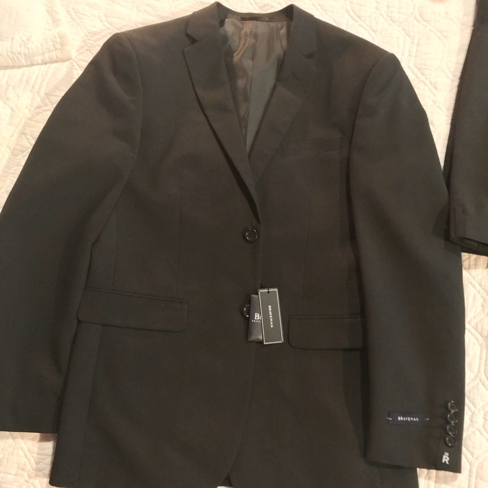 Slim Fit, black Brave Man Suit