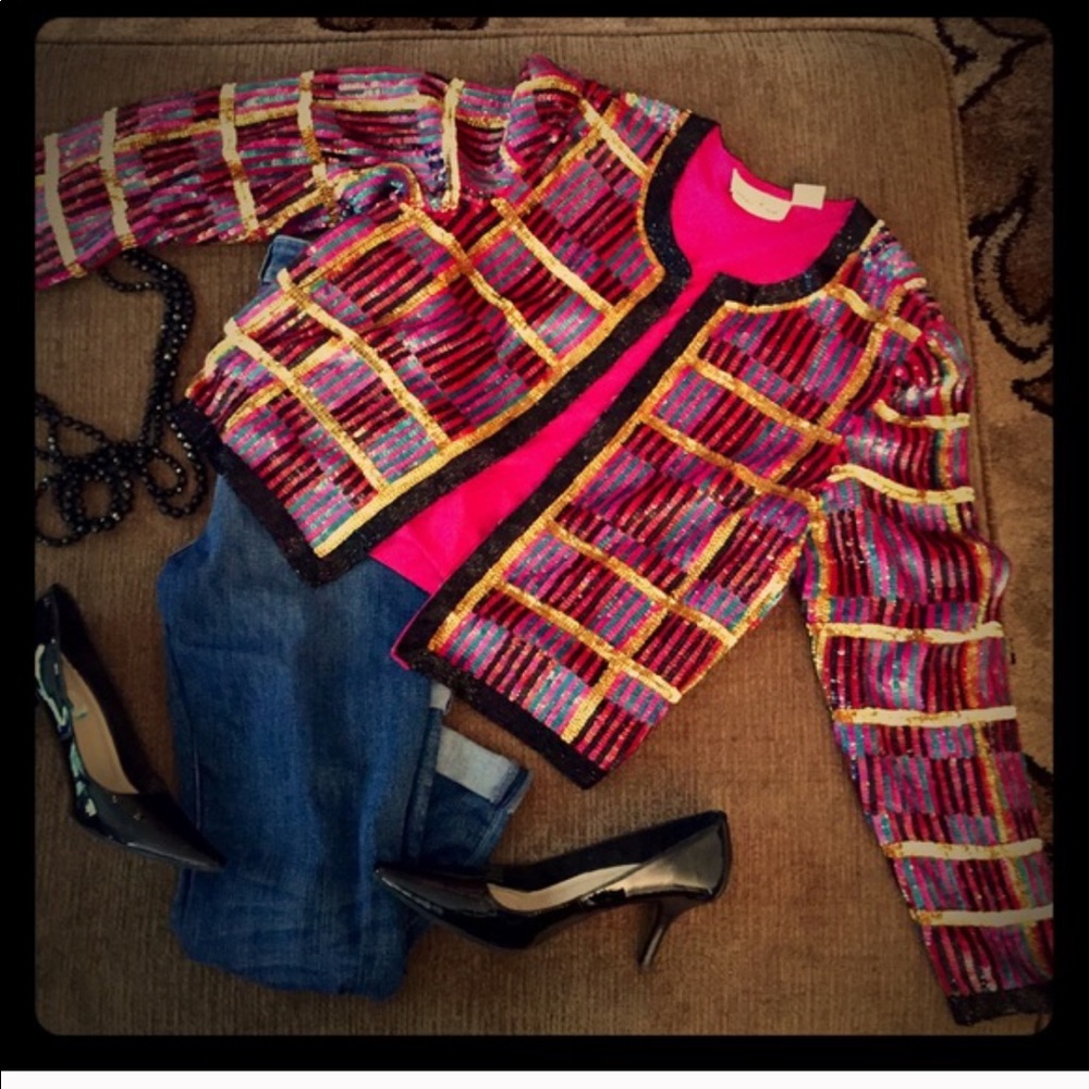 DONATING 1/15 GORGEOUS Vintage Sequin jacket