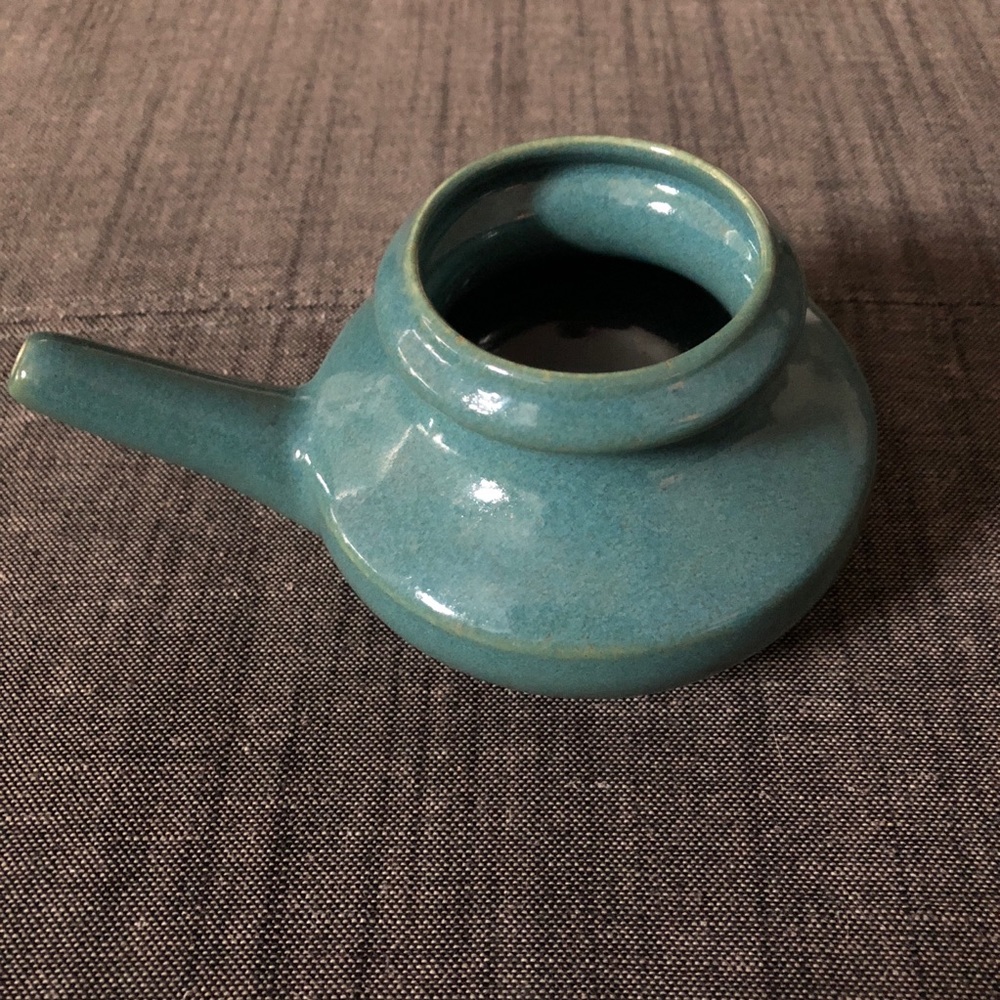 Neti Pot ceramic nasal sinus irrigation relief