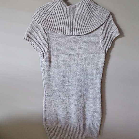 Cream/Tan Cowl Neck Sweater - Picture 2 of 2